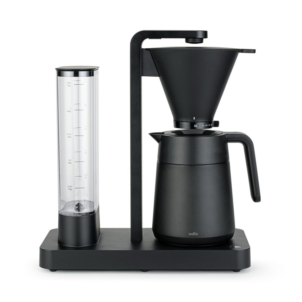 Front Ansicht der Wilfa Performance Thermo in schwarz.