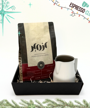 X-MAS Bundle - Motta Milchkännchen Europa 0,35l + Noir Velvet oder Delight 500g