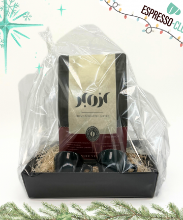 X-MAS Bundle - Asti/Milano Espressotassen (2 Stück) + Noir Velvet/Delight 500g