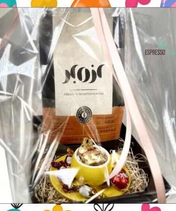 Osterkorb Noir Delight/Velvet + Danesi Espressotasse