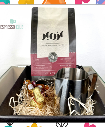 Osterkorb Noir Delight / Noir Velvet + ECM Milchkännchen