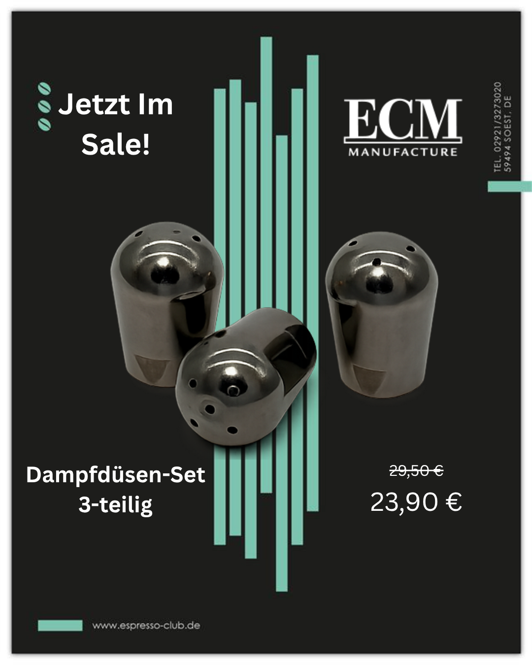 ECM Dampfdüsen-Set
